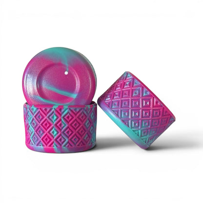 Passion Pink Shimmer | DIAMOND| Silicone Tumbler Boot