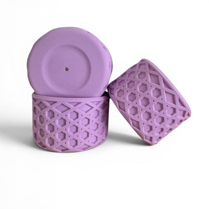 Happy Thoughts | Lavender | WAFFLE | Silicone Tumbler Boot