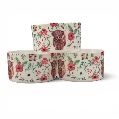 Holly Jolly Moo | Silicone Tumbler Boot