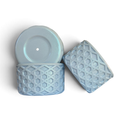 Something Blue | Shimmer | WAFFLE | 3D Bow & Boot Set Shimmer