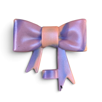 Love Spell | Lavender & Peach | Shimmer | WAFFLE | 3D Bow & Boot Set