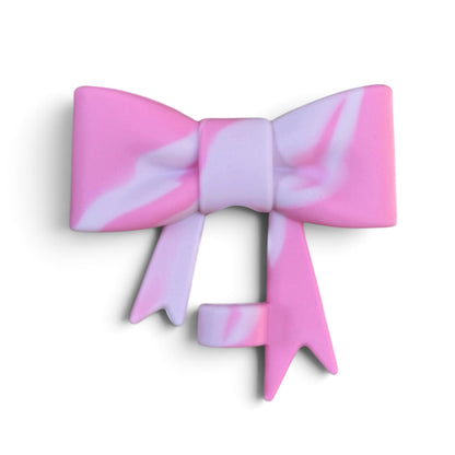 Peppermint Bow Pink | Matte | WAFFLE | 3D Bow & Boot Set
