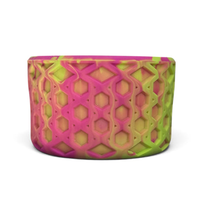 Vivid Violet & Lime | WAFFLE | Silicone Tumbler Boot