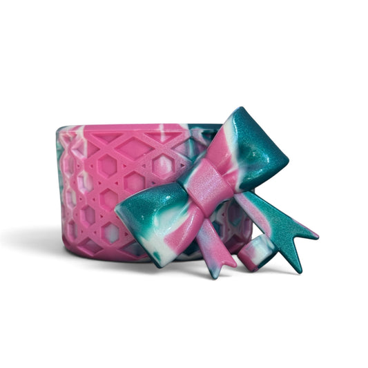 Cabana Queen | Shimmer | WAFFLE | 3D Bow & Boot Set