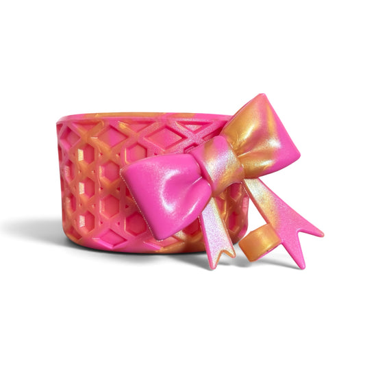 Glinda | Gold | WAFFLE | 3D Bow & Boot Set