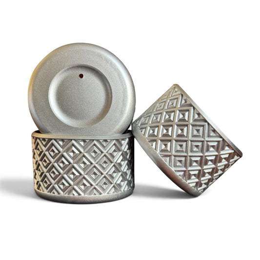 Silver | DIAMOND | Silicone Tumbler Boot