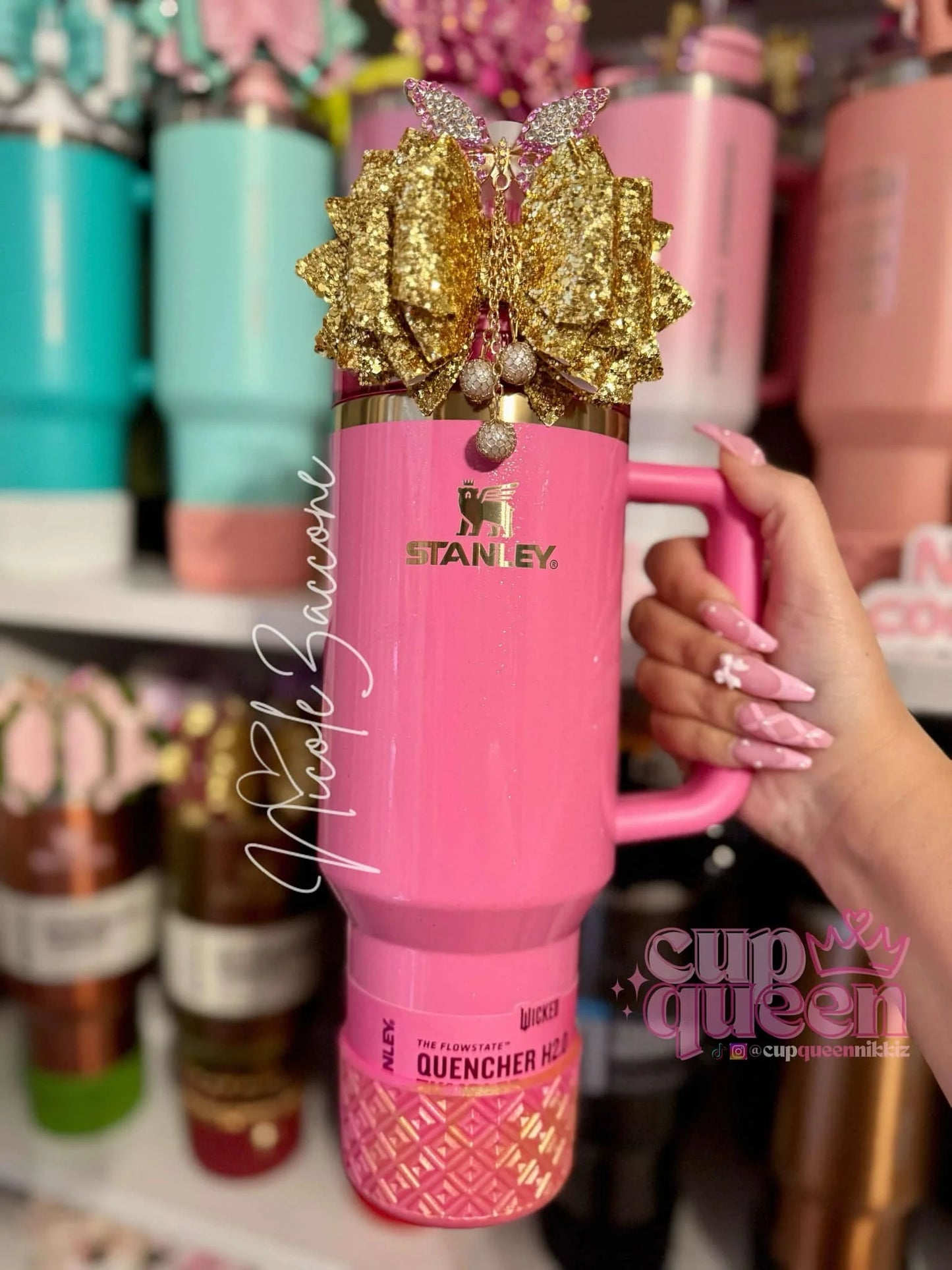 Glinda & Gold | Diamonds | Silicone Tumbler Boot