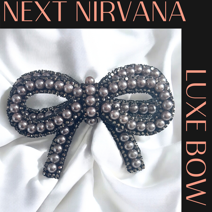 Black Pearl Bow | Luxe Tumbler Bow