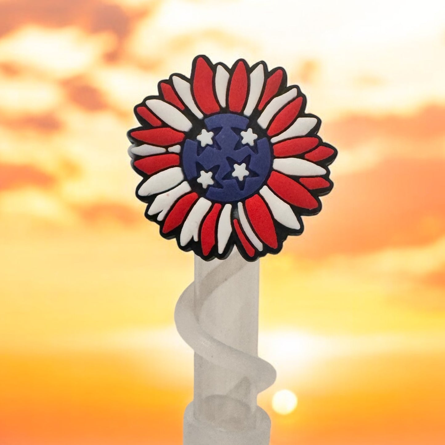 American Sunflower  | Straw Topper 10mm