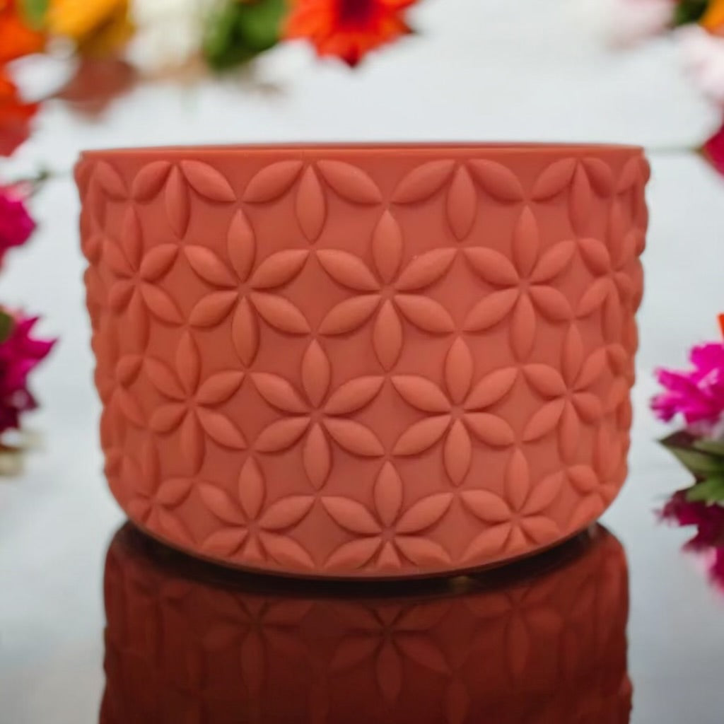 Pumpkin Spice | Flora | Silicone Tumbler Boot