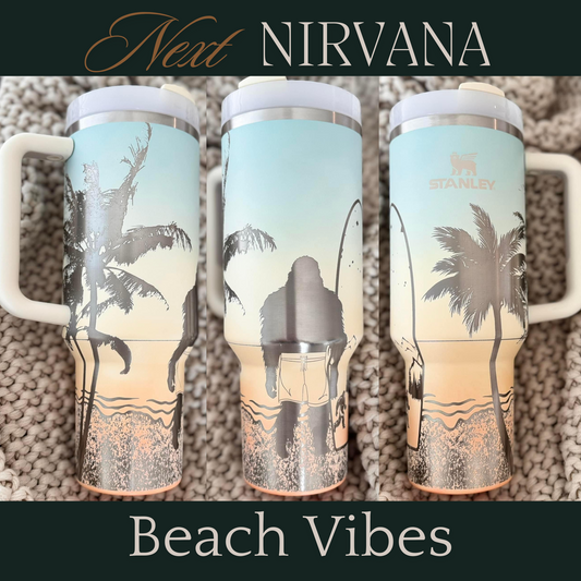 Engraved Tumbler - Beach Vibes