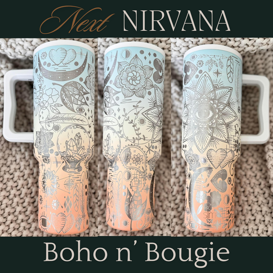 Engraved Tumbler - Boho n' Bougie