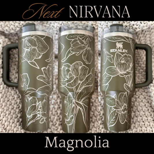 Engraved Tumbler - Magnolia