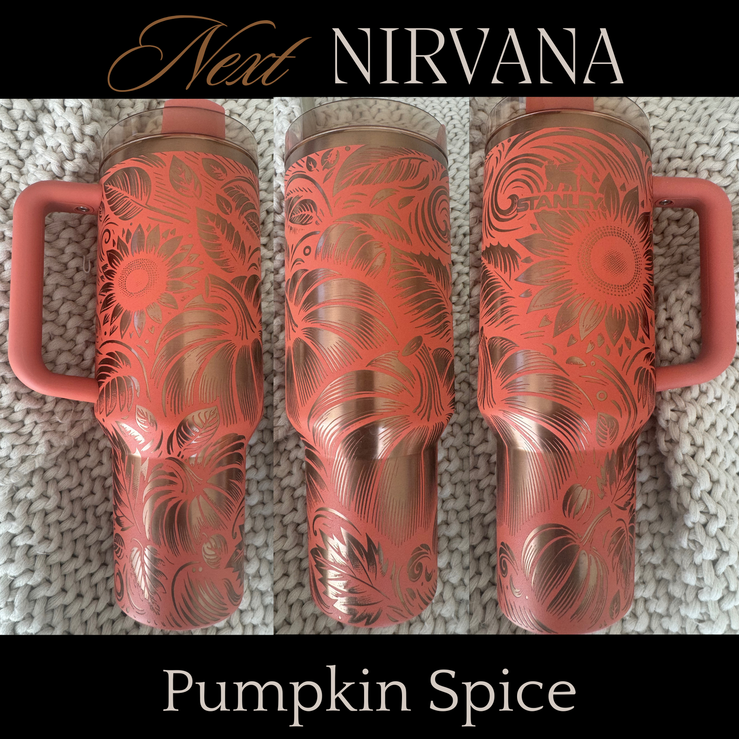 Engraved Tumbler - Pumpkin Spice