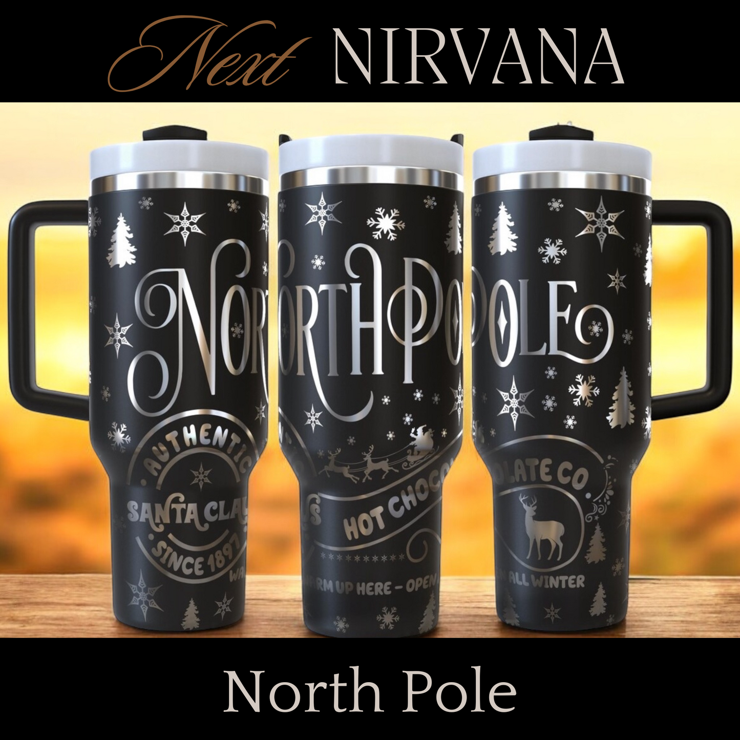 Engraved Tumbler - North Pole