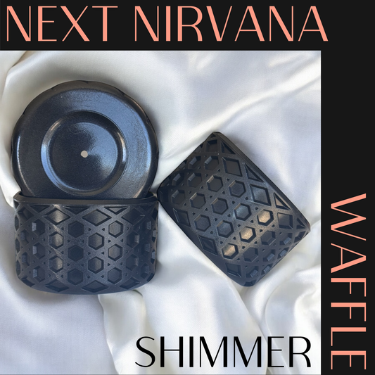 Blacklisted | Shimmer | Black Ice  | WAFFLE | Silicone Tumbler Boot