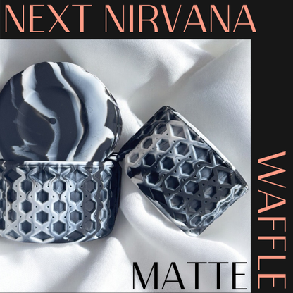 Tuxedo | Black & White | WAFFLE | Silicone Tumbler Boot