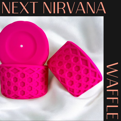 Pink Camellia Matte | WAFFLE | Silicone Tumbler Boot