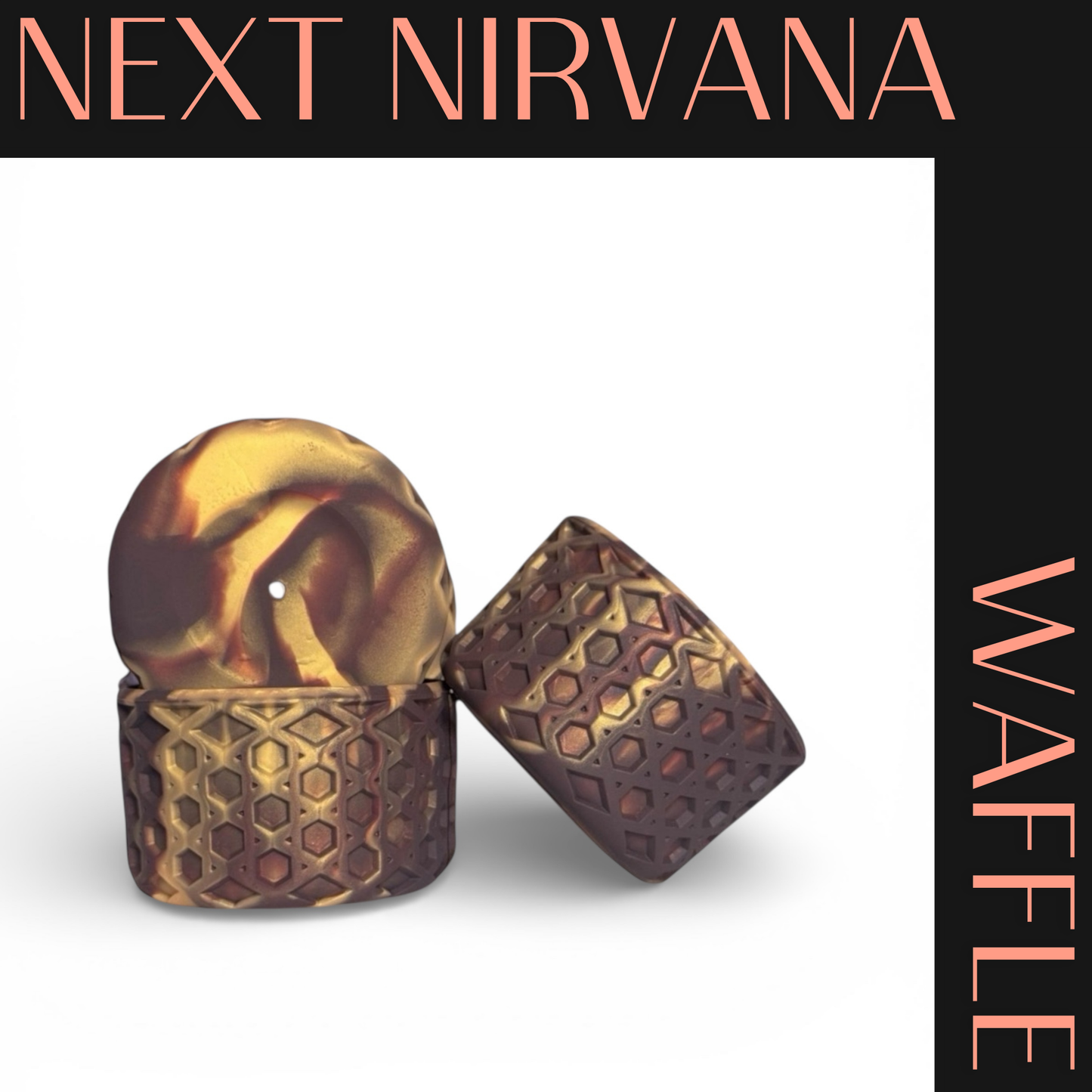 Chocolate Gold | WAFFLE | 3D Bow & Boot Set