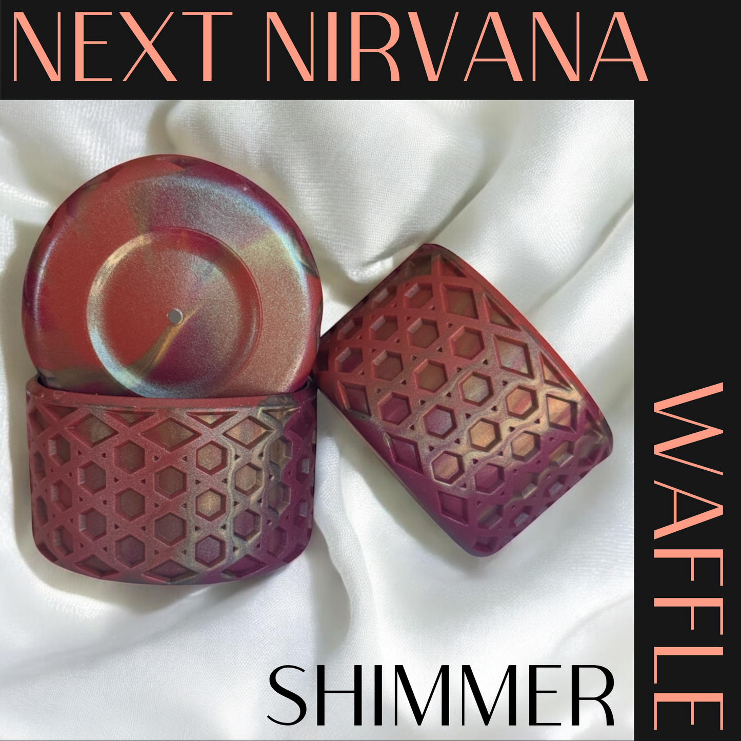 Country Gold Shimmer | WAFFLE | Silicone Tumbler Boot
