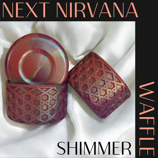Country Gold Shimmer | WAFFLE | Silicone Tumbler Boot