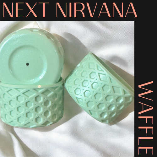 Mint Shimmer | WAFFLE | Silicone Tumbler Boot