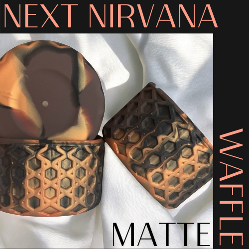 Mocha Latte Matte | WAFFLE | Silicone Tumbler Boot