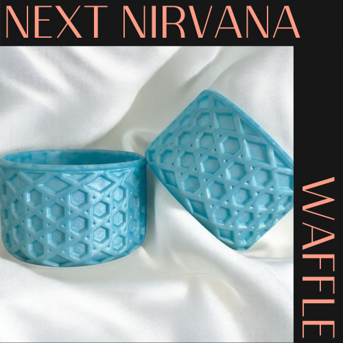 Pearl Blue | WAFFLE | Silicone Tumbler Boot