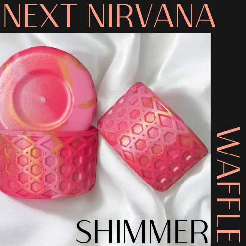 Pink Parade & Gold | WAFFLE | Silicone Tumbler Boot