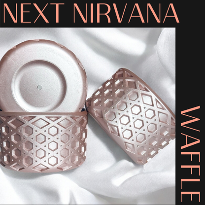 Rose Gold | WAFFLE | Silicone Tumbler Boot