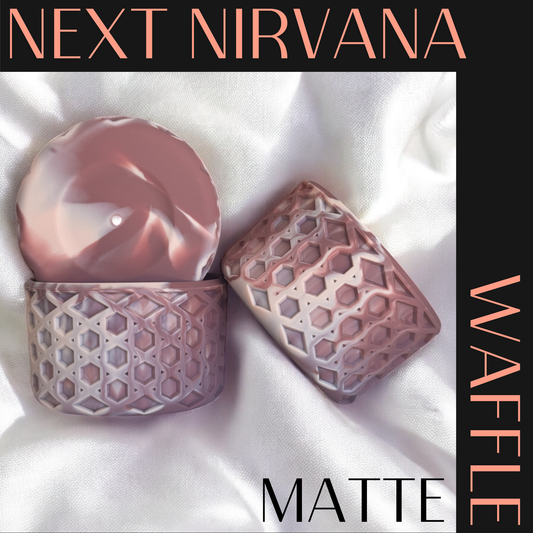 Barely Bothered | Matte | Rose Quartz |WAFFLE | Silicone Tumbler Boot