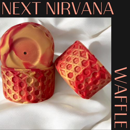 Scarlet & Gold | WAFFLE | Silicone Tumbler Boot