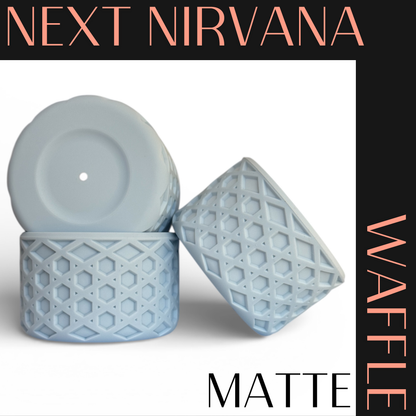 Something Blue | Matte | WAFFLE | Silicone Tumbler Boot