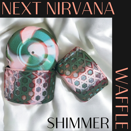 Watermelon Moonshine Shimmer | WAFFLE | Silicone Tumbler Boot