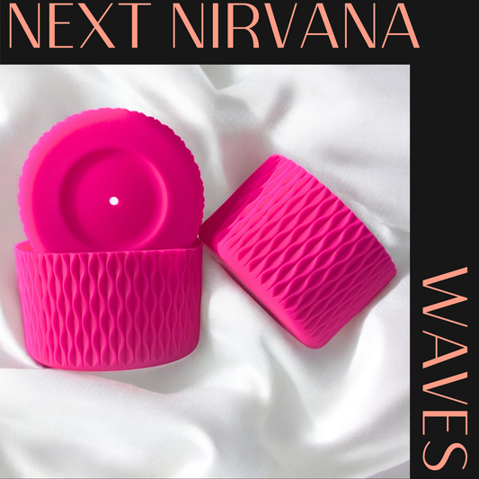 Pink Camellia Matte | WAVES | Silicone Tumbler Boot