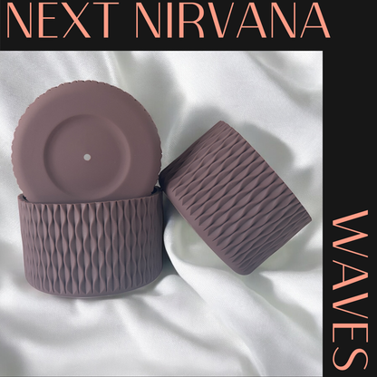Chocolate | WAVES | Silicone Tumbler Boot