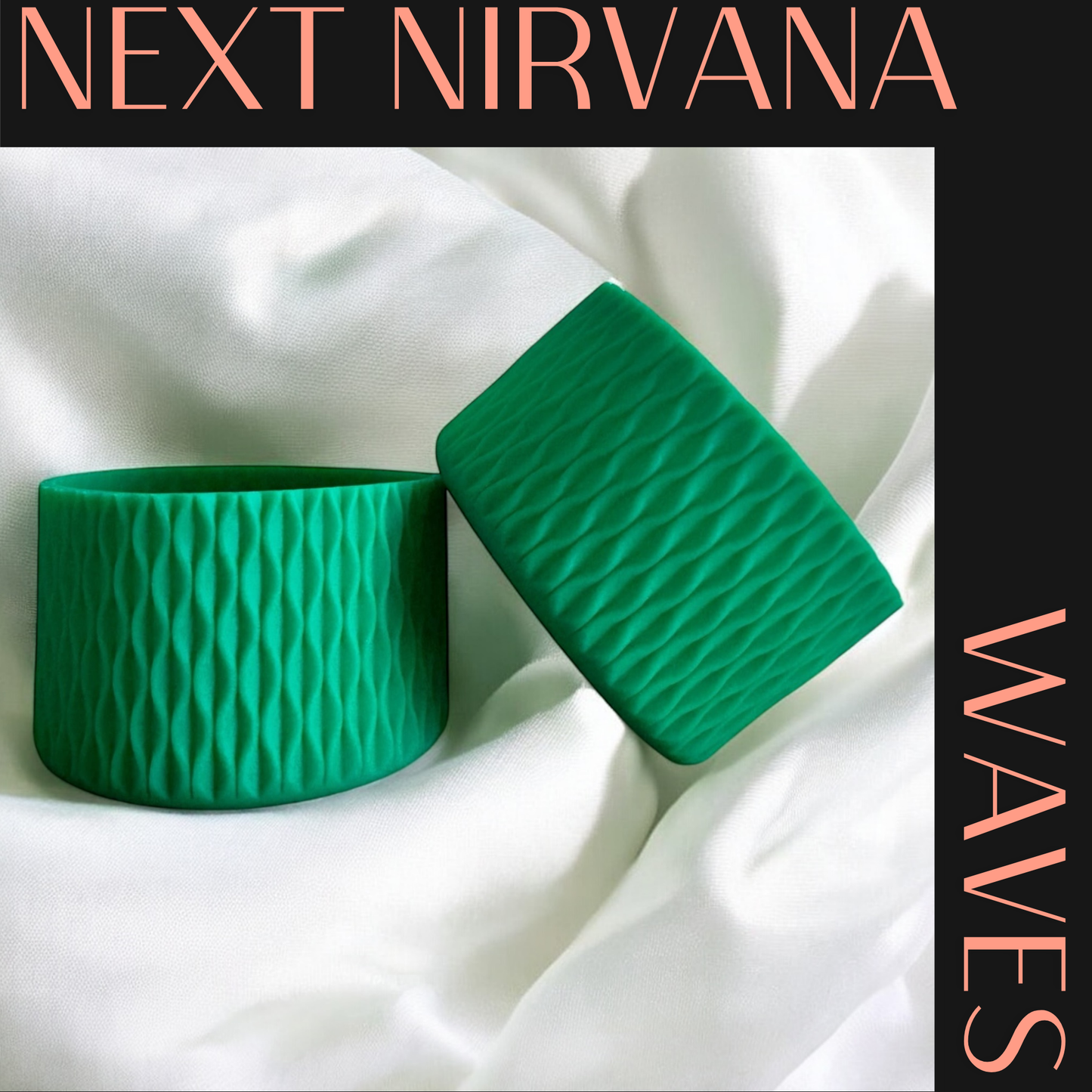Kelly Green |WAVES |  Silicone Tumbler Boot