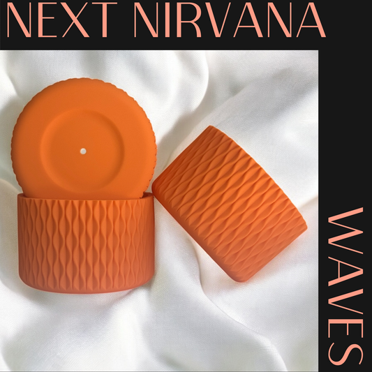 Tangerine Matte | WAVES | Silicone Tumbler Boot