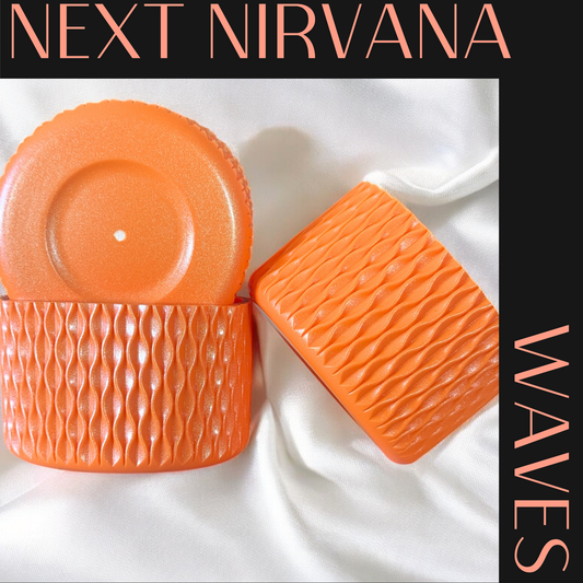 Tangerine Shimmer | WAVES | Silicone Tumbler Boot