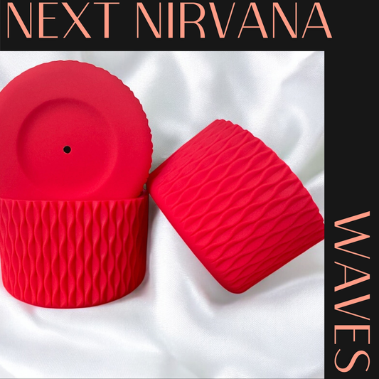 Red Waves | Silicone Tumbler Boot