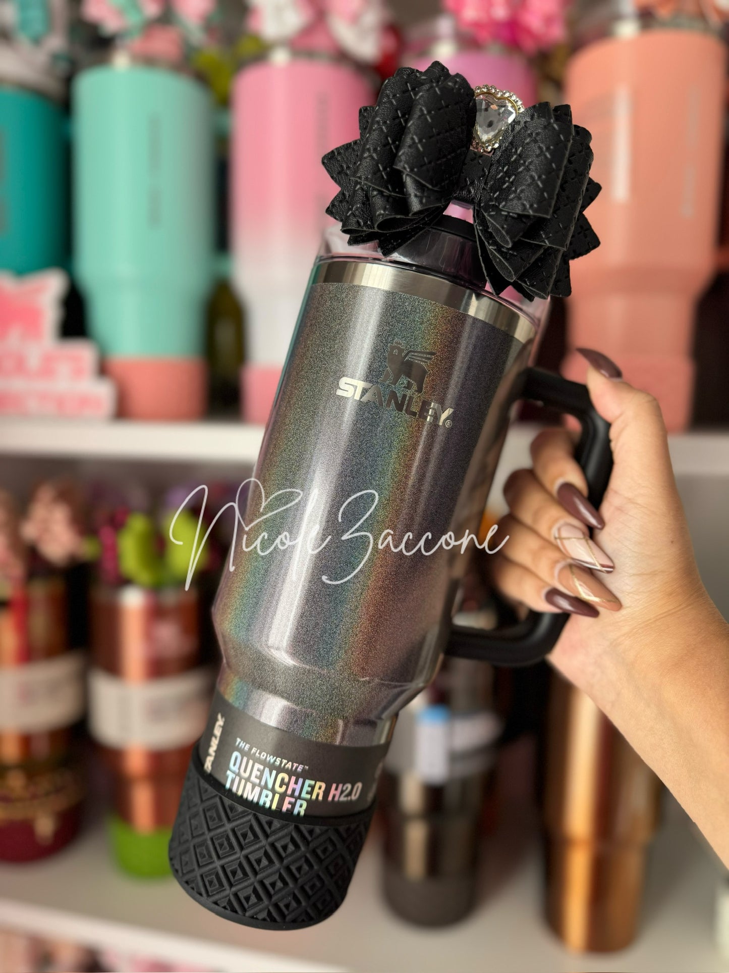 Black Diamonds | Silicone Tumbler Boot