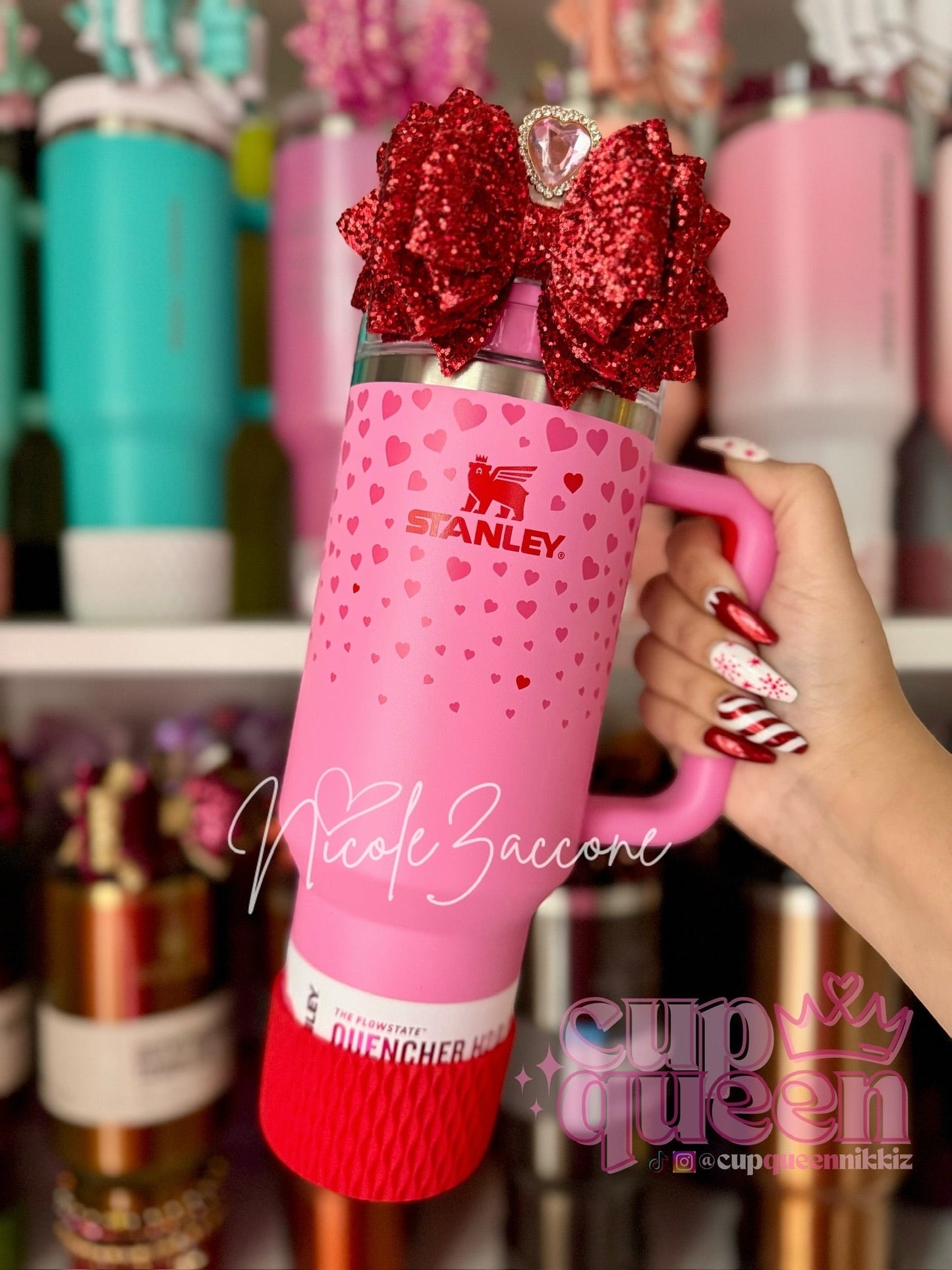 Red Waves | Silicone Tumbler Boot