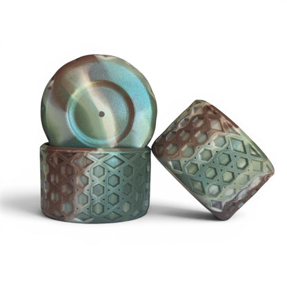 Next Nirvana camo shimmer silicone tumbler boot set with waffle texture for 20-40oz insulated cups