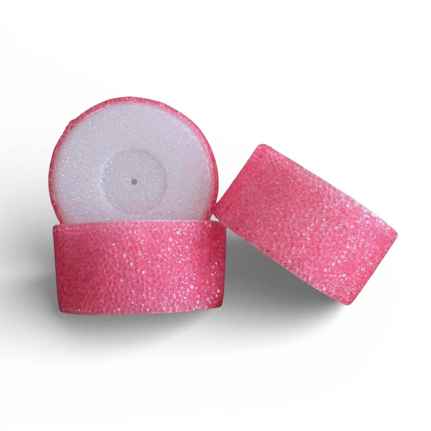 Next Nirvana pink opal ice silicone tumbler boot with textured gemstone finish for protective cup base