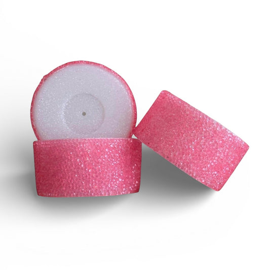 Next Nirvana pink opal ice silicone tumbler boot with textured gemstone finish for protective cup base