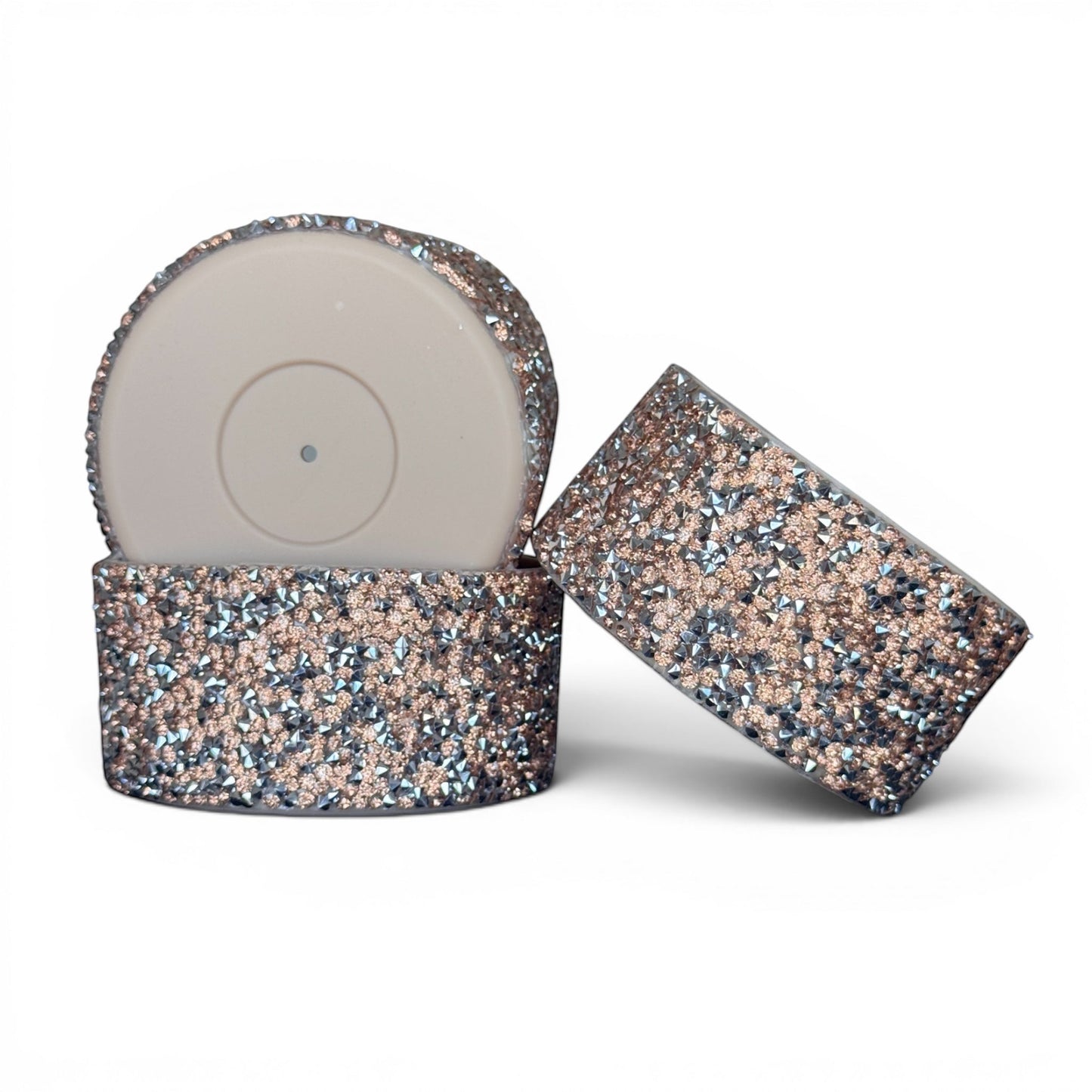 Next Nirvana Sandstone gemstone silicone tumbler boot with sparkling textured finish for protective cup accessory