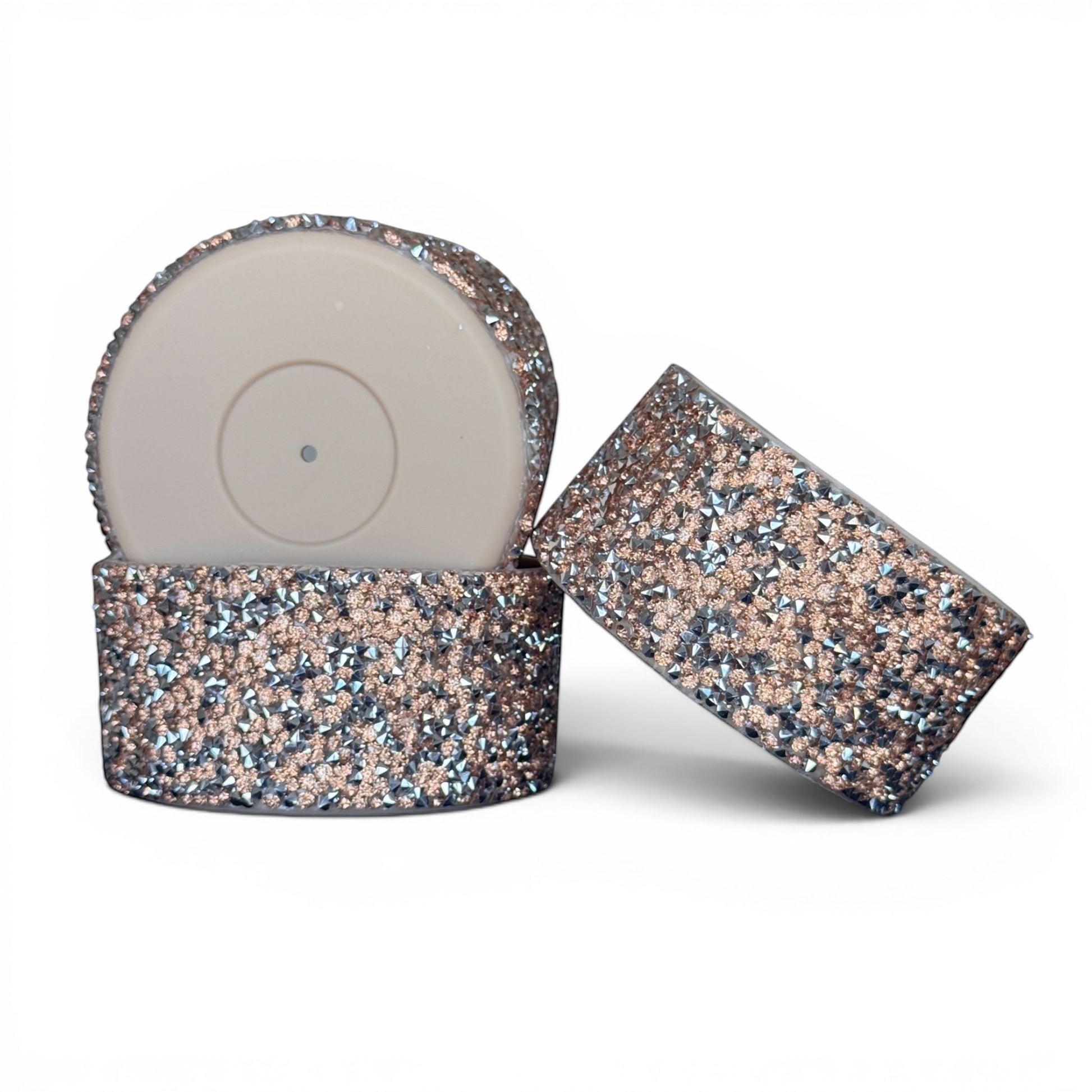 Next Nirvana Sandstone gemstone silicone tumbler boot with sparkling textured finish for protective cup accessory
