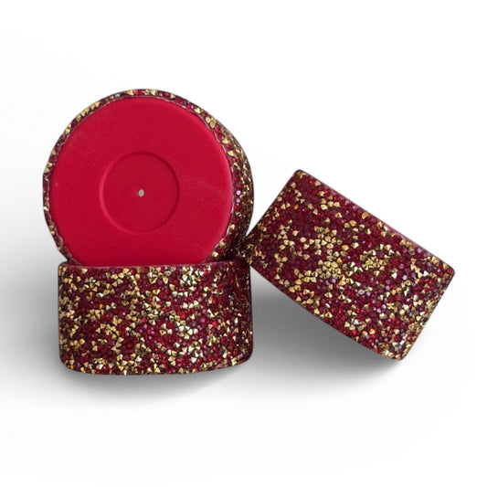 Next Nirvana scarlet and gold gemstone silicone tumbler boot for protective cup base cover
