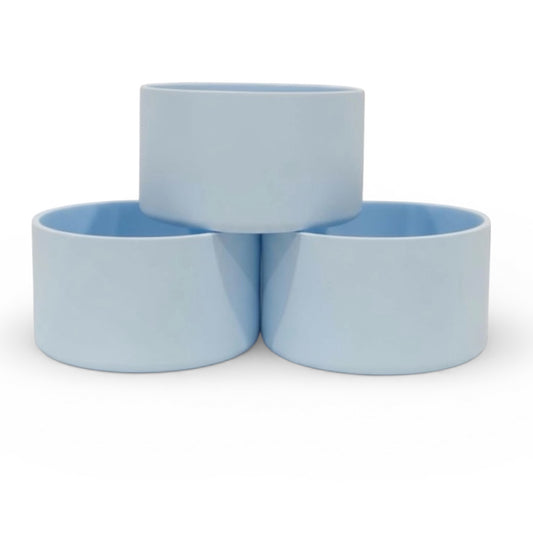 Next Nirvana winter ice blue silicone tumbler boot set for protective non-slip cup base coverage